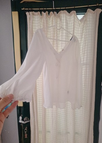 forever 21 marka m beden şifon bluz