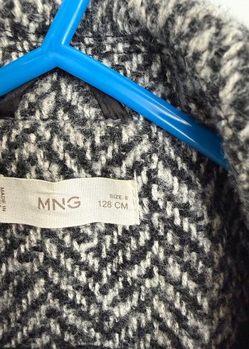 Erkek Çocuk Gri Yünlü Düğmeli Kaban - Görsel 4