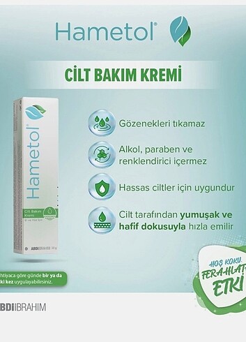Diğer Hametol Cilt Bakım Kremi