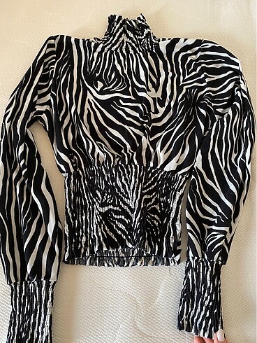 Diğer Zebra desen ince bluz