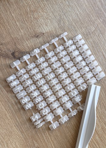 Beyaz Harf ve Boşluk Tuşu Seti - Görsel 3