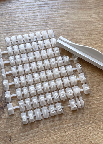 Beyaz Harf ve Boşluk Tuşu Seti - Görsel 2