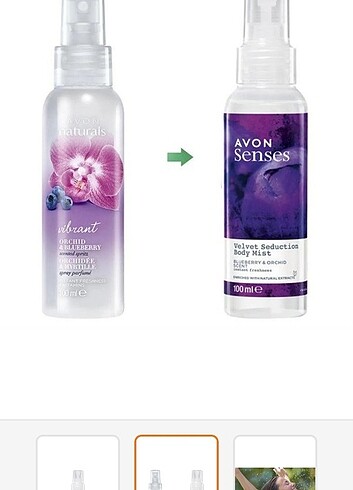 Avon senses vücut spreyi