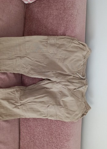 rahat kalıp gabardin erkek kargo pantolon - Görsel 4