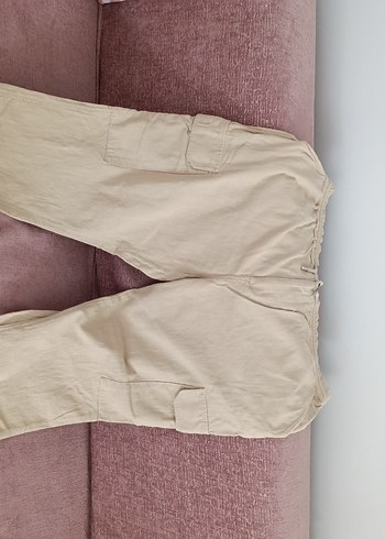 rahat kalıp gabardin erkek kargo pantolon - Görsel 4