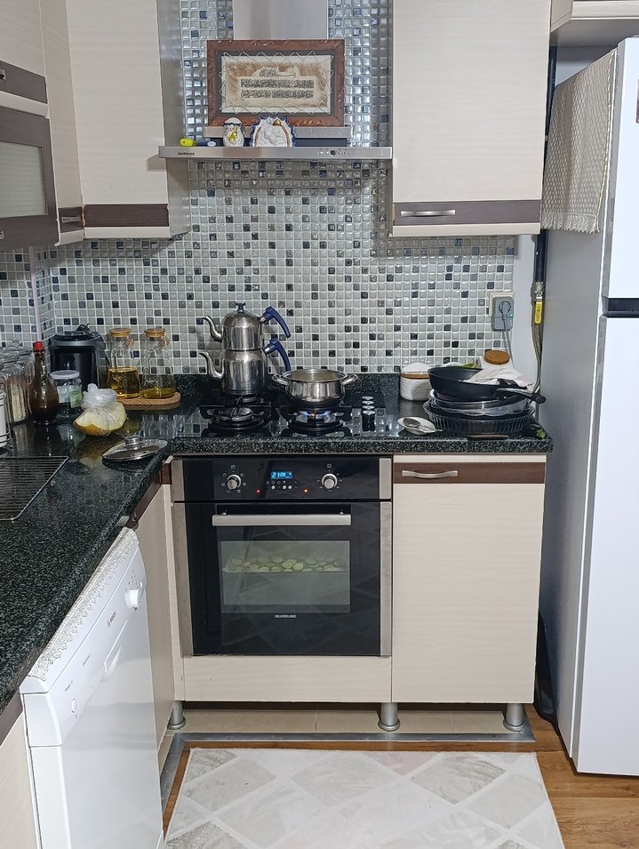 üçlü ankastre 
fırın 
Ocak 
davlumbaz 
markası silverline - Görsel 4