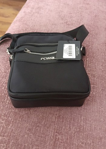 Fossil Siyah Fermuarlı erkek el /Çapraz Çanta - Görsel 3