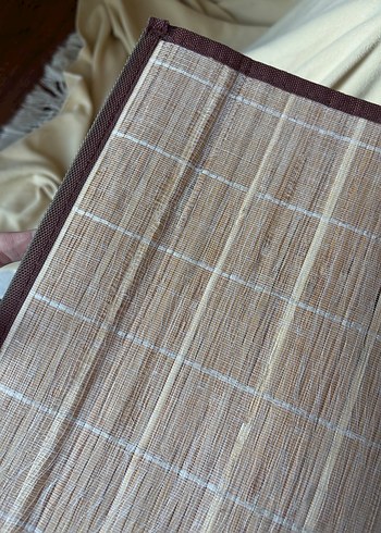 Bohem Tarzda Koyu Kahverengi Baskılı Amerikan Servis 4 adet - Görsel 4