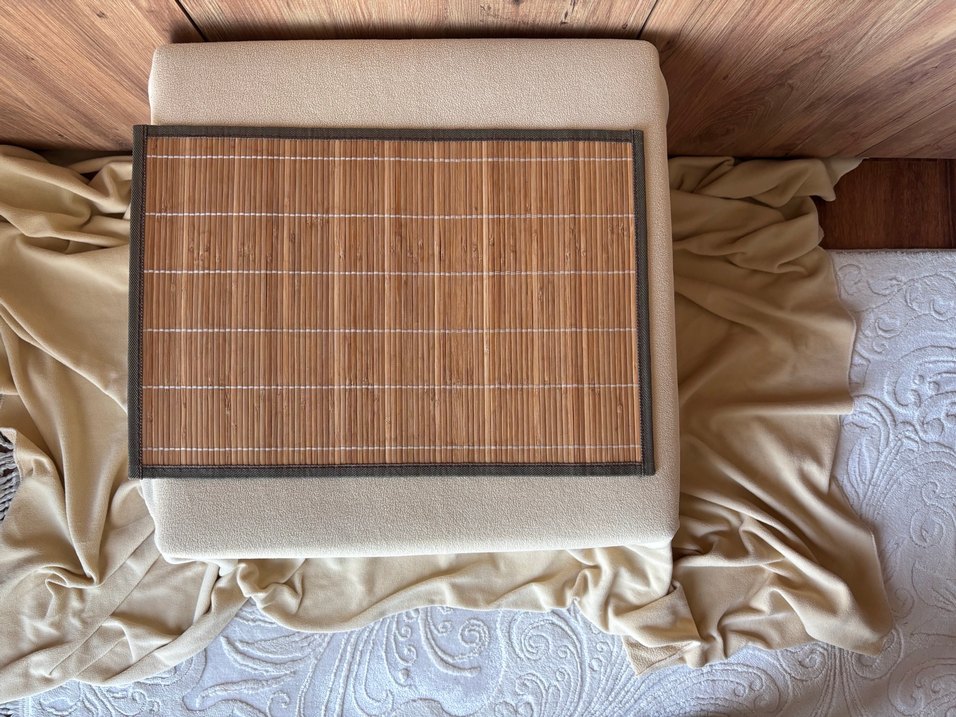 Bohem Tarzda Koyu Kahverengi Baskılı Amerikan Servis 4 adet - Görsel 2