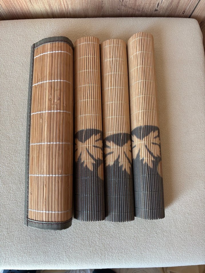 Bohem Tarzda Koyu Kahverengi Baskılı Amerikan Servis 4 adet - Görsel 5