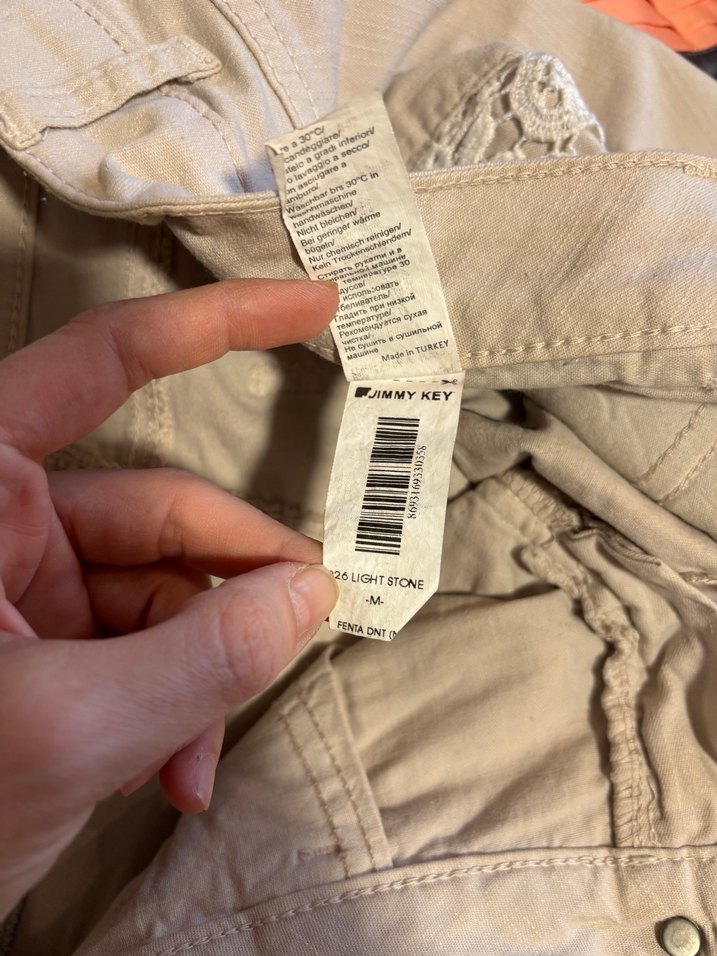 Dantel Detaylı Bohem Kadın Kot Şort - Görsel 5