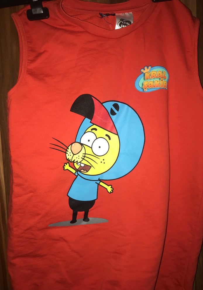 Kolsuz kral Şakirli  tişört - Görsel 2