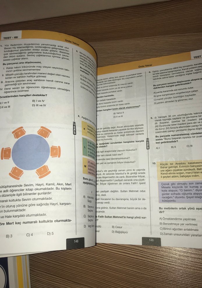6. Sınıf Türkçe Soru Bankası - Görsel 3