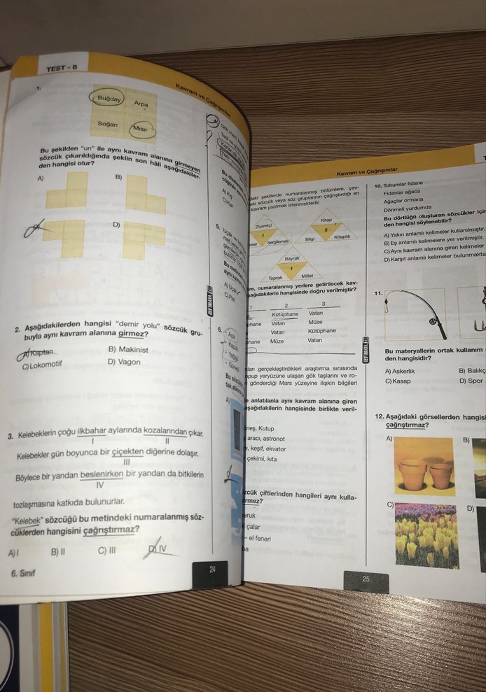 6. Sınıf Türkçe Soru Bankası - Görsel 4