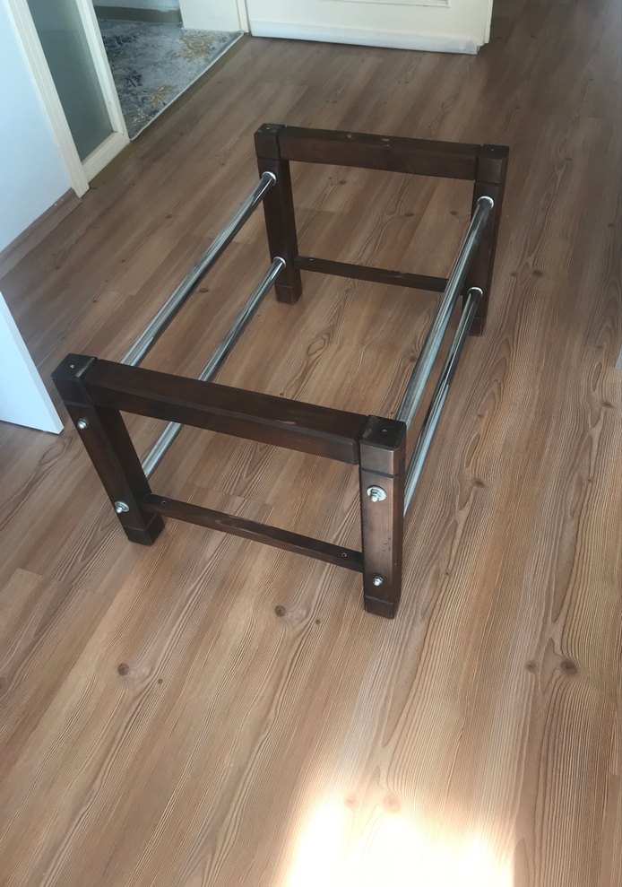 Metal Detaylı Orta sehpa - Görsel 4