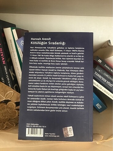 Kötülüğün sıradanlığı kitap