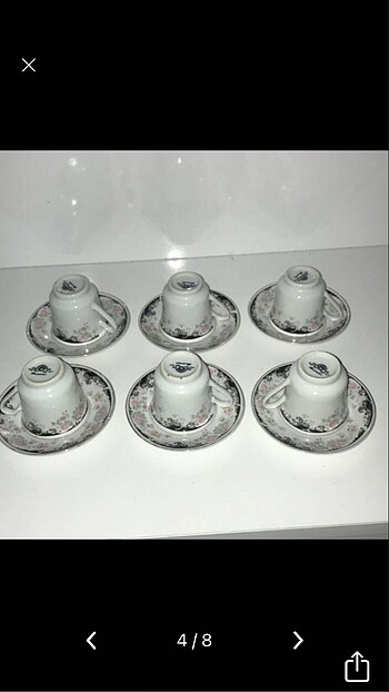 Vintage fincan takımı