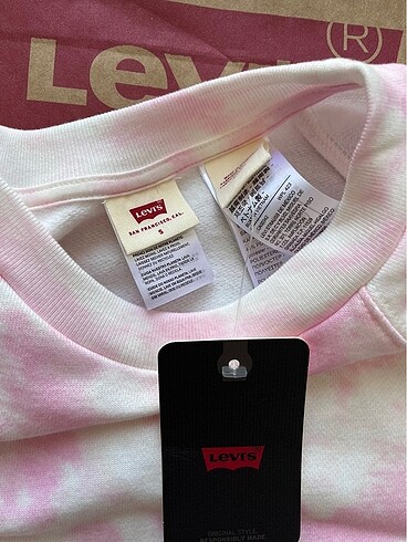 s Beden pembe Renk Levis sweatshirt