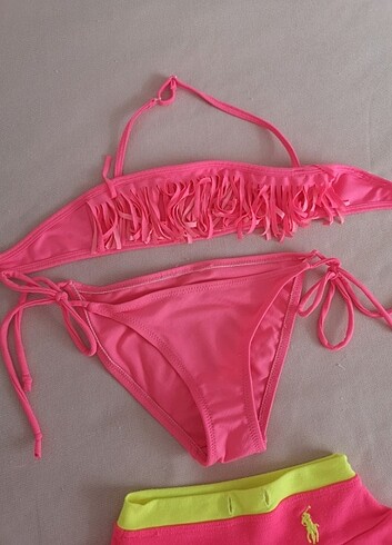 24-36 Ay Beden pembe Renk Çocuk bikini
