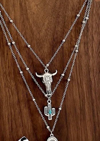 Siyah Gotik Deri Bileklik Seti - Görsel 6