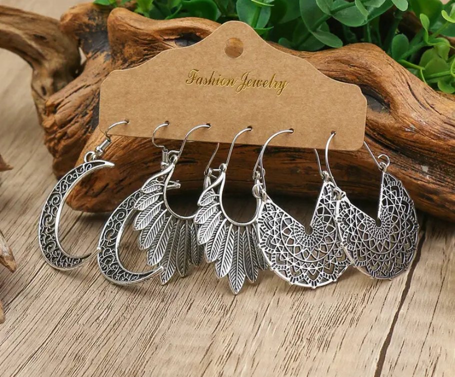 Siyah Gotik Deri Bileklik Seti - Görsel 4