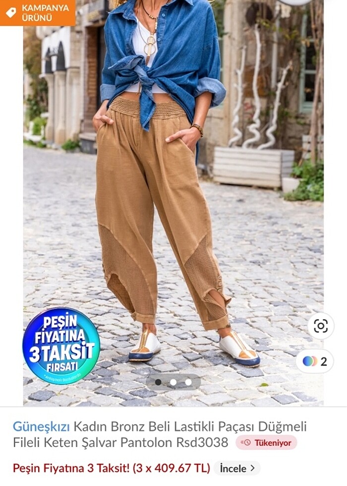 Bohem pantolon - Görsel 4