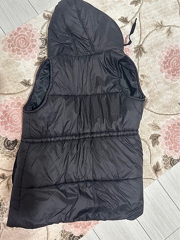 40 Beden Lc waikiki uzun şişme yelek siyah