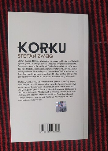  Korku - Stefan Zweig 
