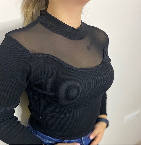 Yeni etiketli ürün triko bluz