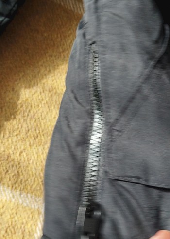 Siyah Fermuarlı Street Style Erkek Mont - Görsel 3