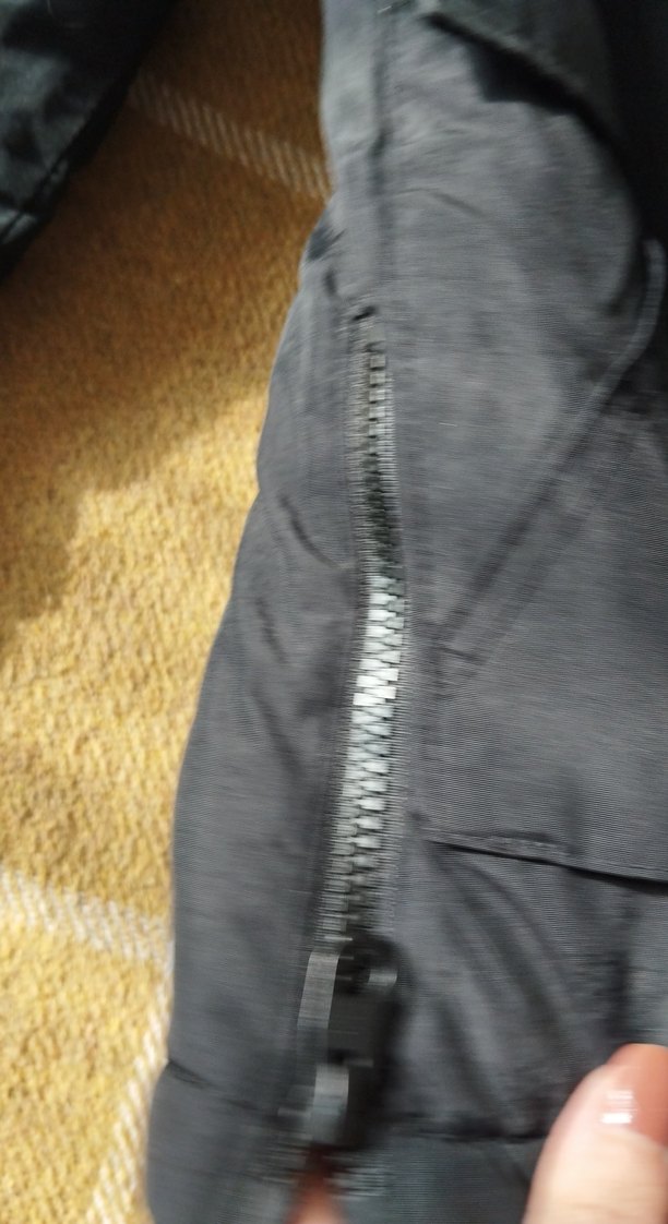 Siyah Fermuarlı Street Style Erkek Mont - Görsel 3