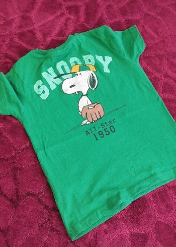 Yeşil Baskılı erkek Çocuk Kısa Kollu Tişört - Görsel 2