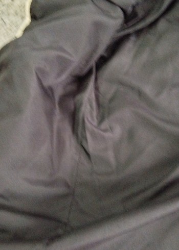 Düğmeli Gri Kısa Kaban - Görsel 5