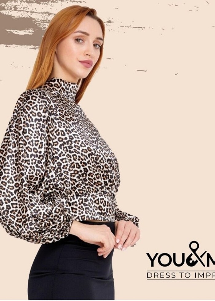 Kadın desinli bluz - Görsel 3