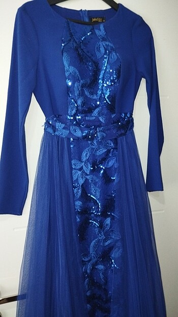 Kadın uzun abiye - Görsel 2