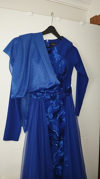 Kadın uzun abiye - Görsel 6