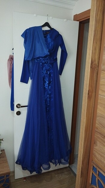 Kadın uzun abiye - Görsel 7