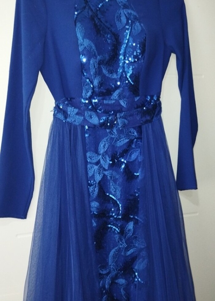 Kadın uzun abiye - Görsel 2