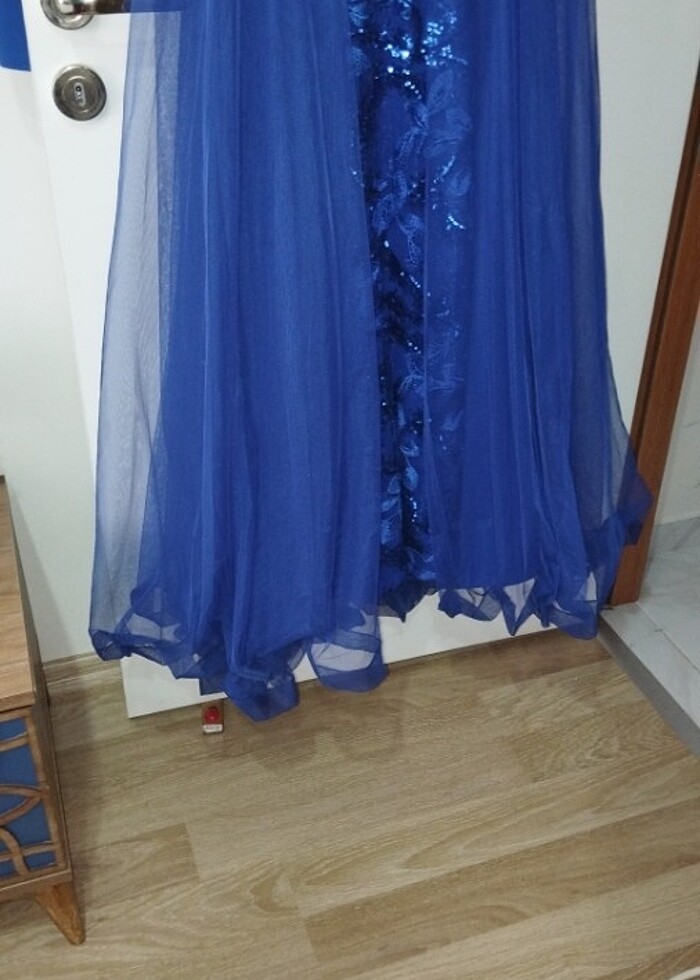 Kadın uzun abiye - Görsel 4