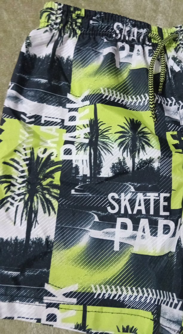 Renkli Bağcıklı Erkek Şort - Görsel 2