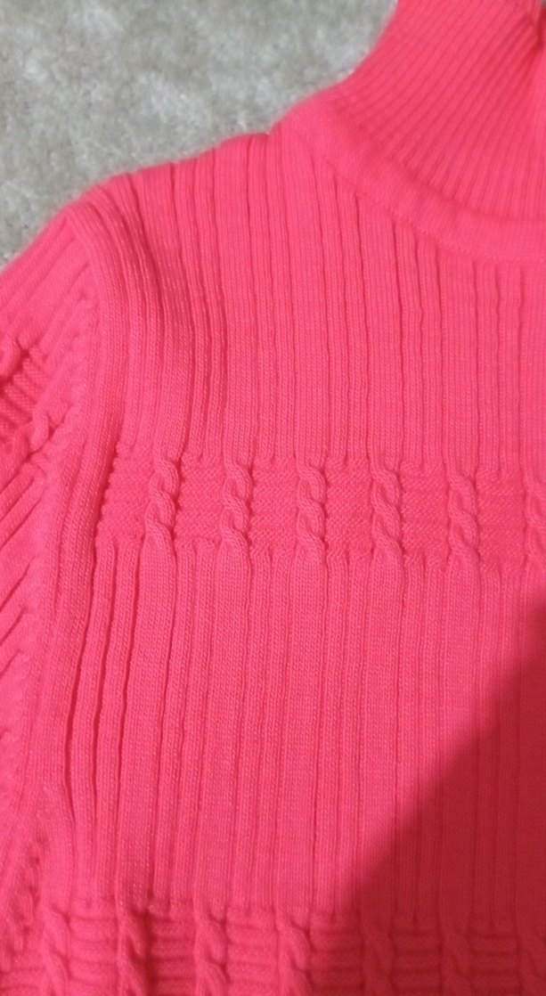 Pembe Balıkçı Yaka Kadın Kazak - Görsel 2