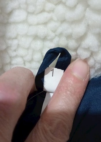 Kapüşonlu Kürklü Mavi Erkek Çocuk Mont - Görsel 5