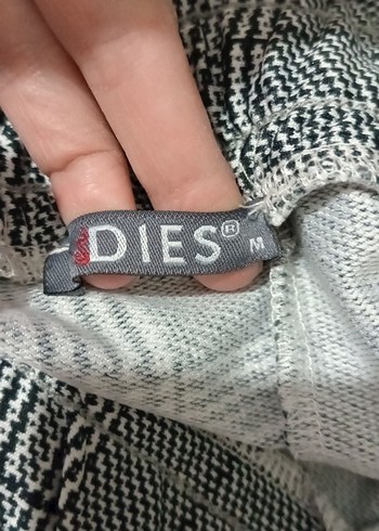 Gri Çizgili Kadın Streetwear Pantolon - Görsel 4