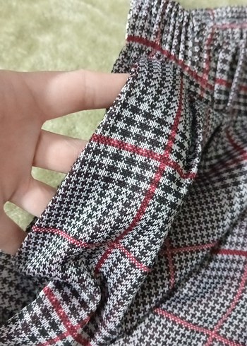 Düğmeli Kadın Kumaş Pantolon - Görsel 2