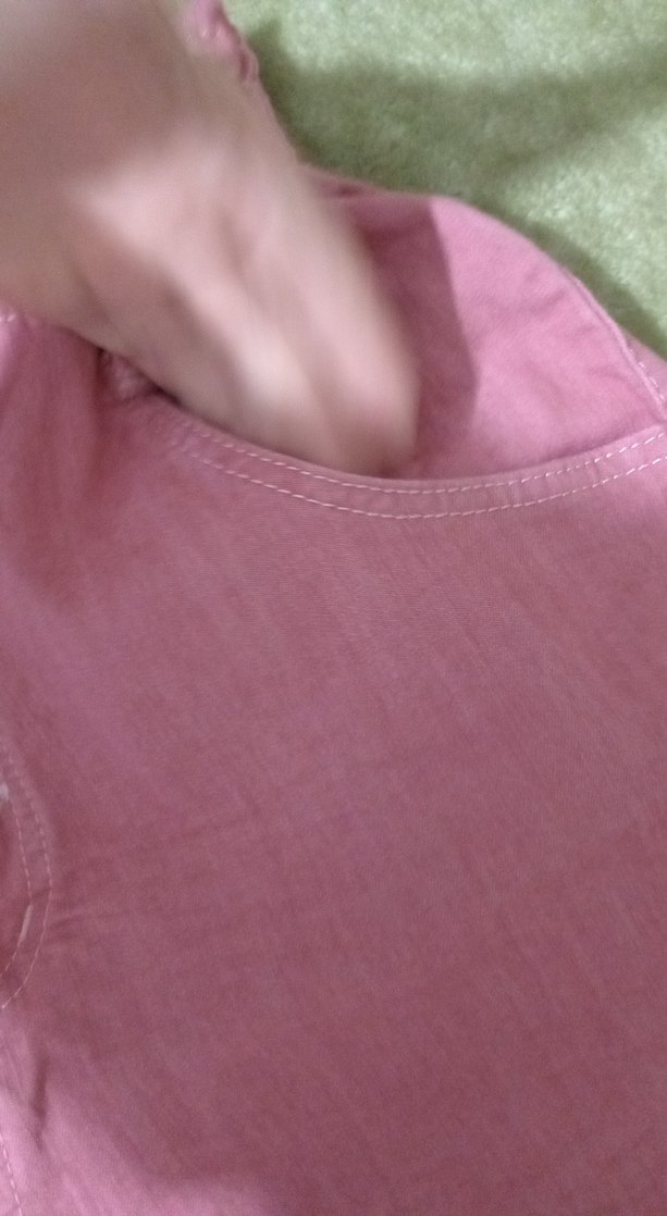 Düğmeli Pembe Yüksek Bel Mini Şort - Görsel 2