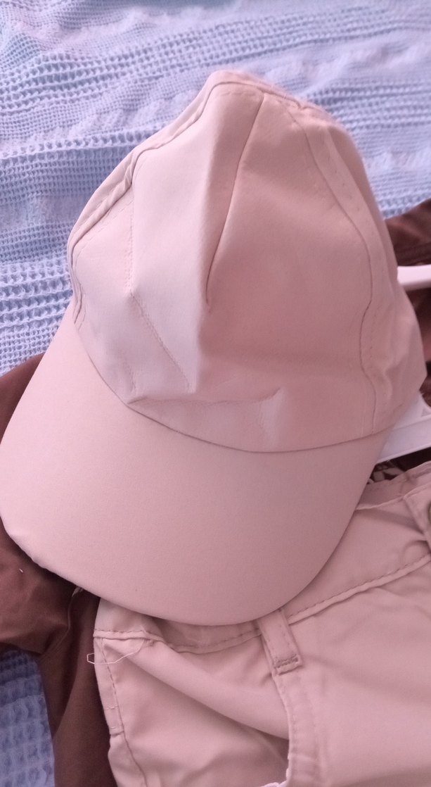 Erkek Çocuk Bej Rahat Kesim Şort takım - Görsel 2