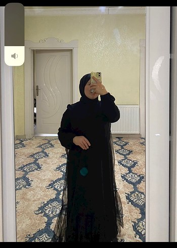 Uzun Siyah Transparan Gotik Kadın Elbise