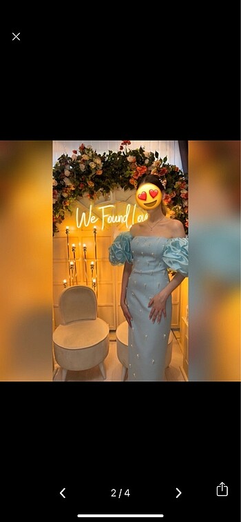 Diğer BERNİCE DRESS BEBE MAVİSİ İNCİ ELBİSE