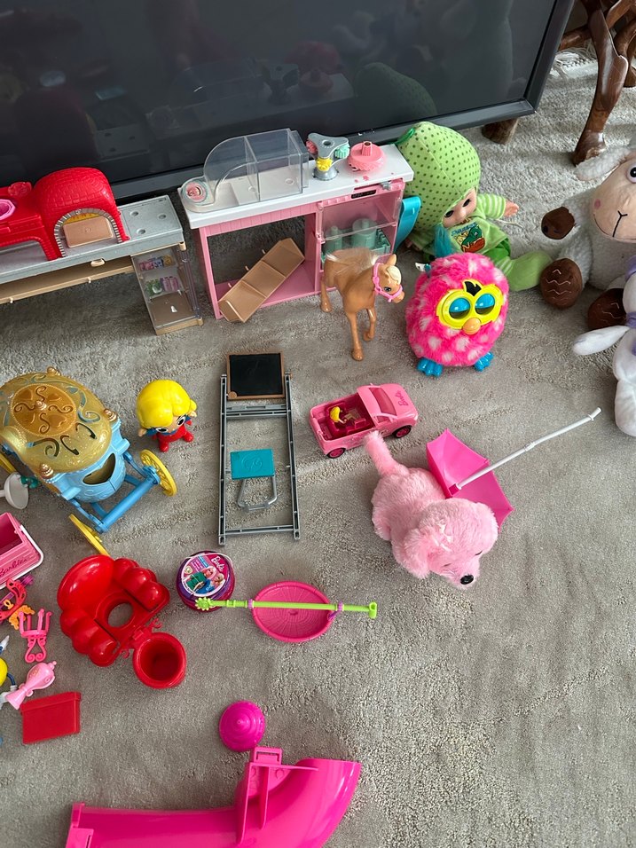 Renkli Pembe Oyuncak Seti - Görsel 5