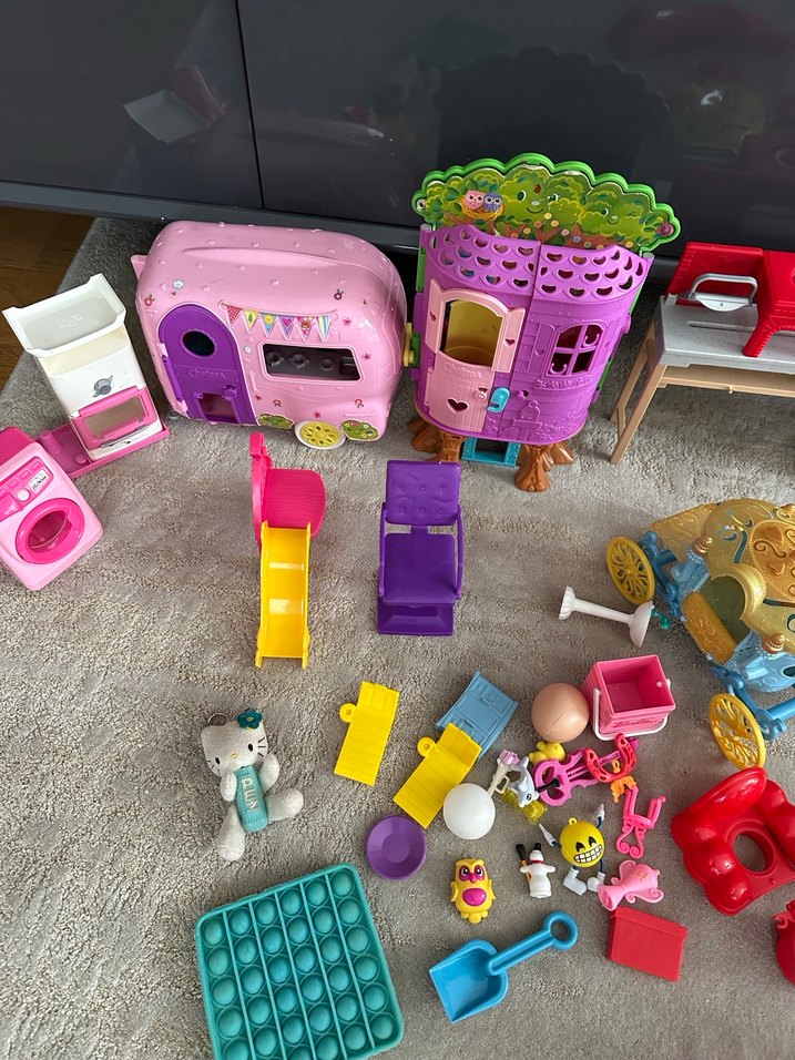 Renkli Pembe Oyuncak Seti - Görsel 2